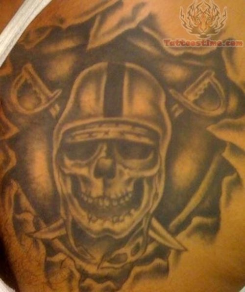 Oakland Raiders Tattoo Image